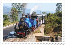 Darjeeling toy train with diesel engine